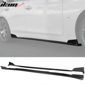 2014-2018 Infiniti Q50 V37 ST Style 2PCS Side Skirts Carbon Fiber FRP