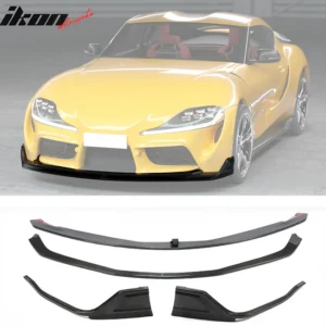 2020-2025 Toyota GR Supra MZ Speed Front Bumper Lip Gloss Carbon Fiber