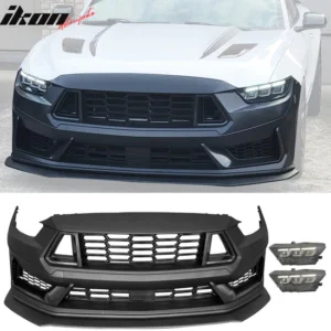 2015-2017 Ford Mustang Dark Horse Style Front Bumper Cover Headlight