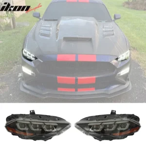 2018-2023 Ford Mustang EcoBoost GT V6 2024 Style Front Head Light Lamp